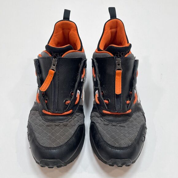 Asics GEL-LYTE MT‎ Zip Sneakers Men\'s Size 8.5 Black Orange Vintage 1191A143-001 main image 12
